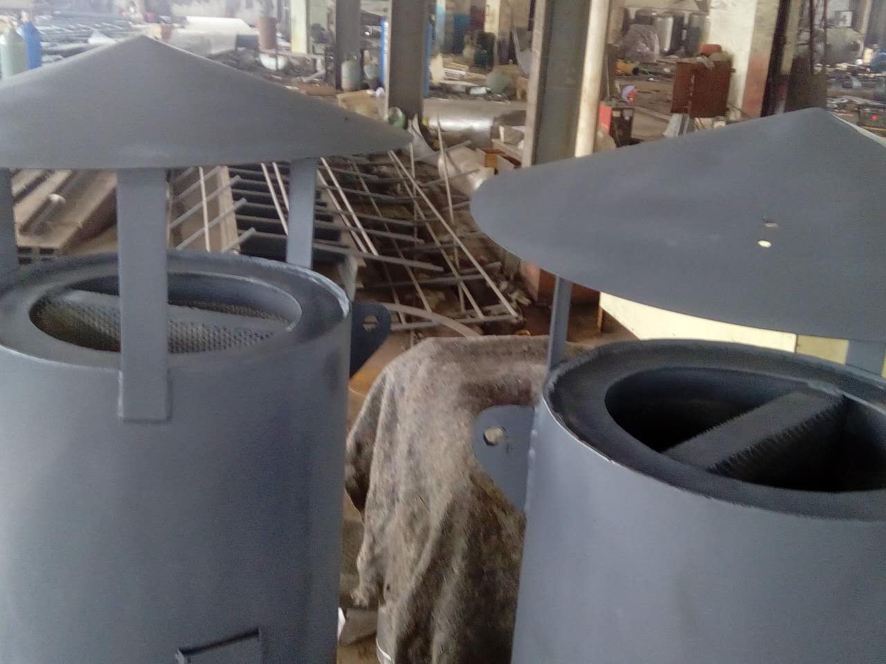 锅炉蒸汽排汽消器现场设备4