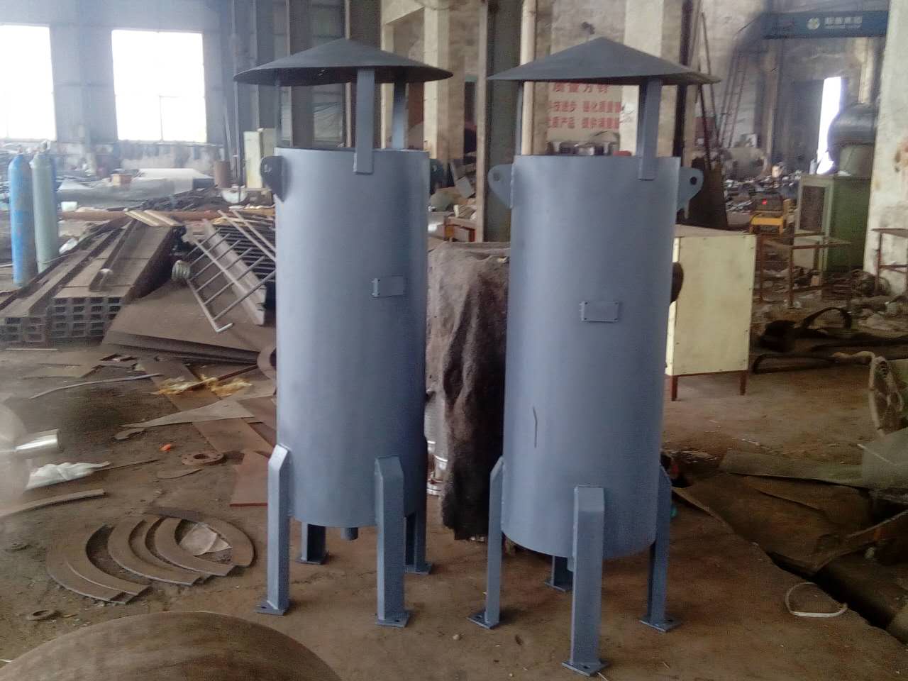锅炉火除氧器安阀消器现场设备5